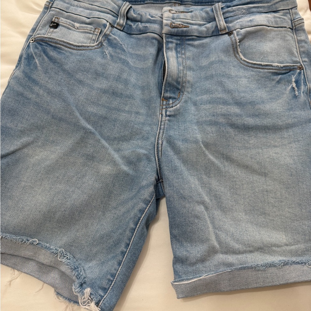 Light Blue Denim Shorts